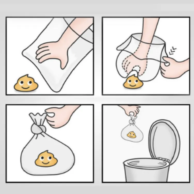 100% Biodegradable Eco-Friendly Packaging Compostable Pet Dog Poop Bags