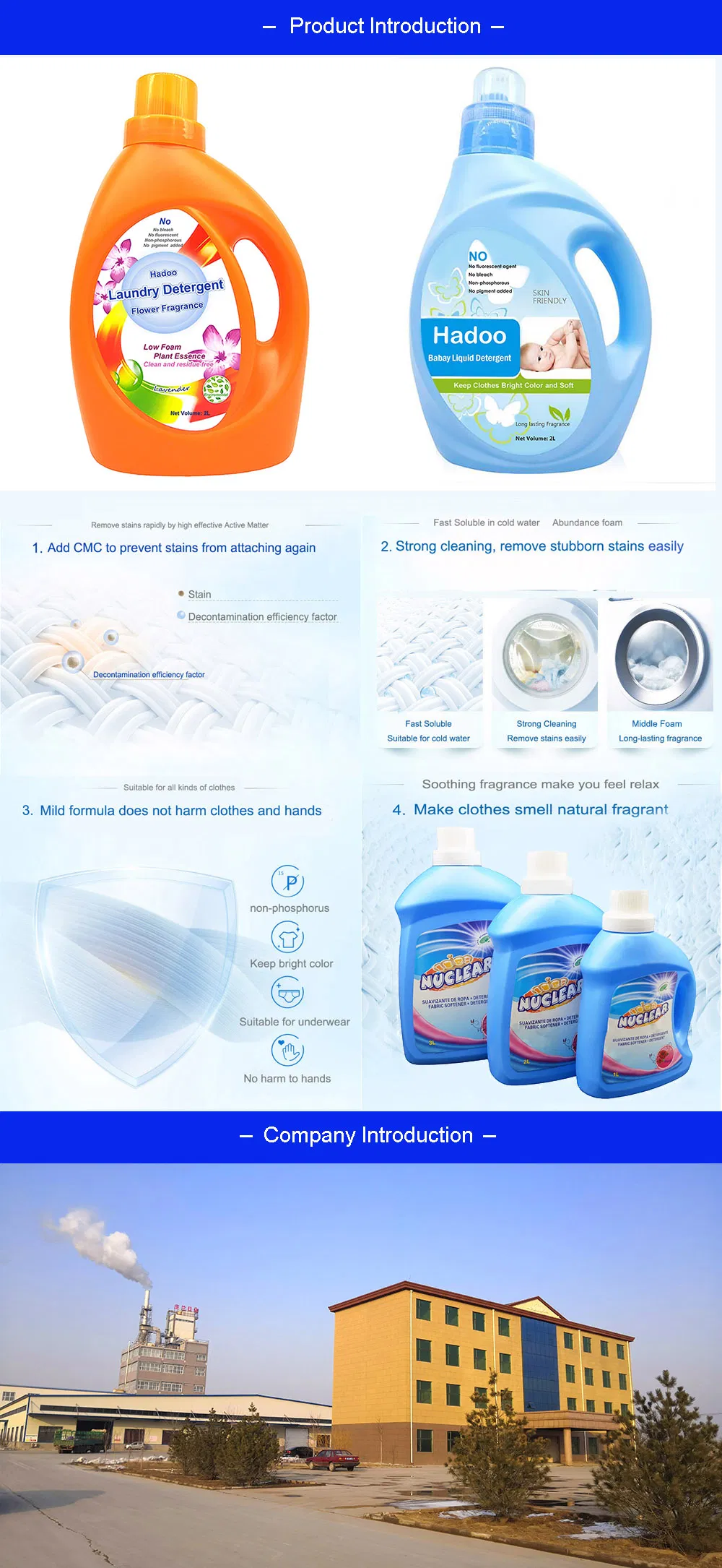 100% High Quality Perfumed Daily Chemicals House Use Washing Liquid Laundry Detergent Liquid