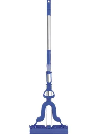 120cm Household Cotton Thread Telescopic Handle PVA Sponge Squeeze Mop