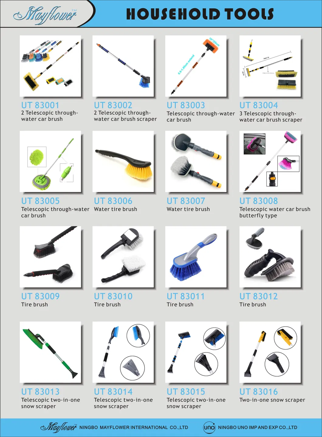 2 Telescopic Car Wash Brush Best Car and Truck Cleaning Brush Double Head Brush