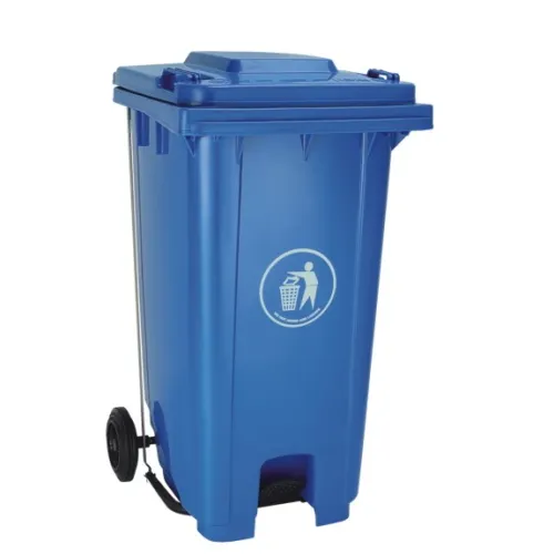 240L Dustbin Plastic Sale Price Garbage Containers Plastic Waste Bin with Wheels OEM