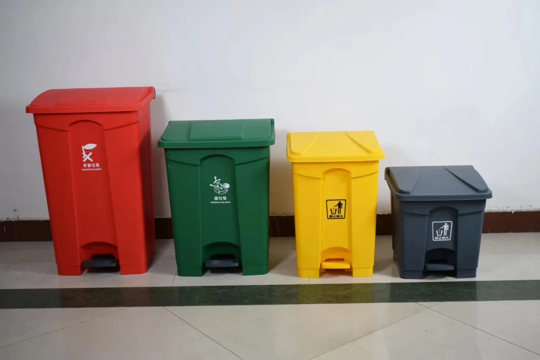 87 Liter Medical Plastic Garbage Bin for Hospital Use (KL-34)