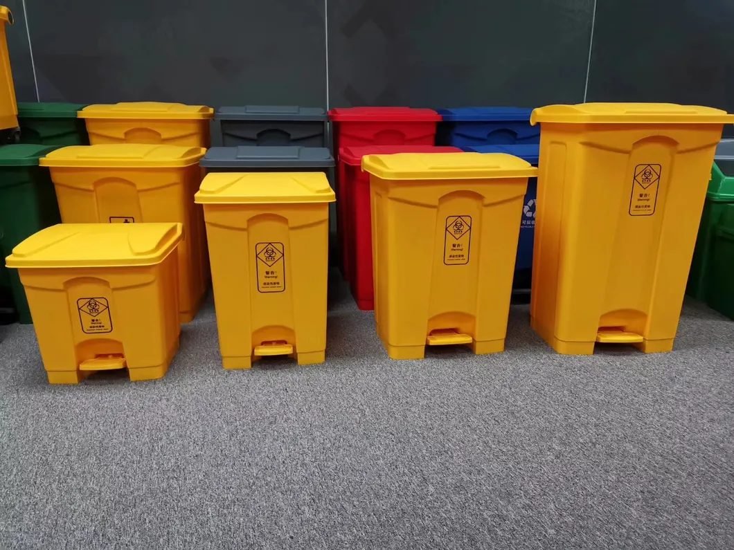 87 Liter Medical Plastic Garbage Bin for Hospital Use (KL-34)