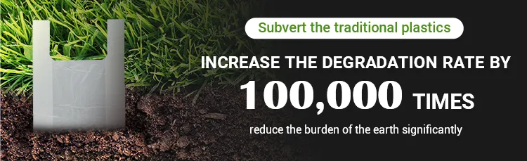 Biodegradable Compostable Cornstarch Trash Bags Use for Kitchen Heavy Duty Garbage Bags