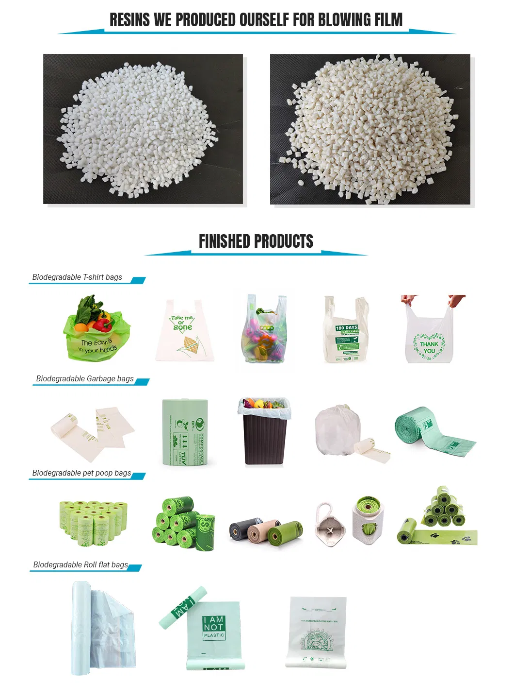 Biodegradable Garbage Bag, Biodegradable Rubbish Bag, Compostable Garbage Bag, Biodegrabale Plastic Bag