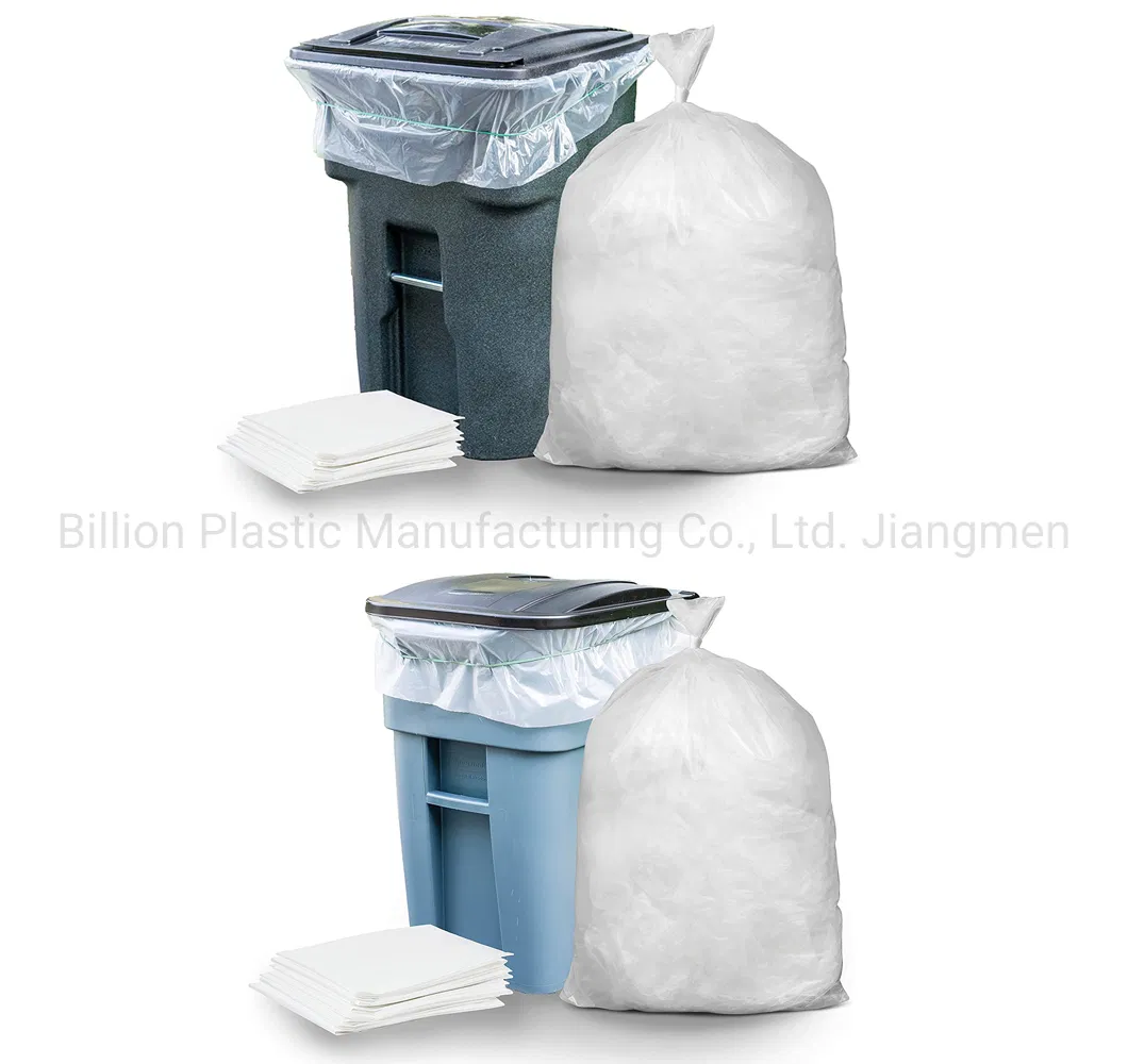 Black Carrier Refuse Sacks Pet Dog Waste Bin Liner Trash Packaging Disposable Plastic Garbage Bag