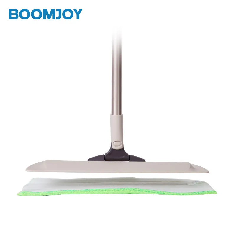 Boomjoy Attractive and Durable Longer Foam Remove Stains Easily Hook and Loop Microfiber Flat Mop