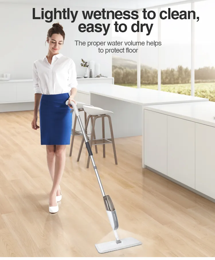 Boomjoy Easy to Dry Spray Mop Lightly Wetness to Clean Flat Mop