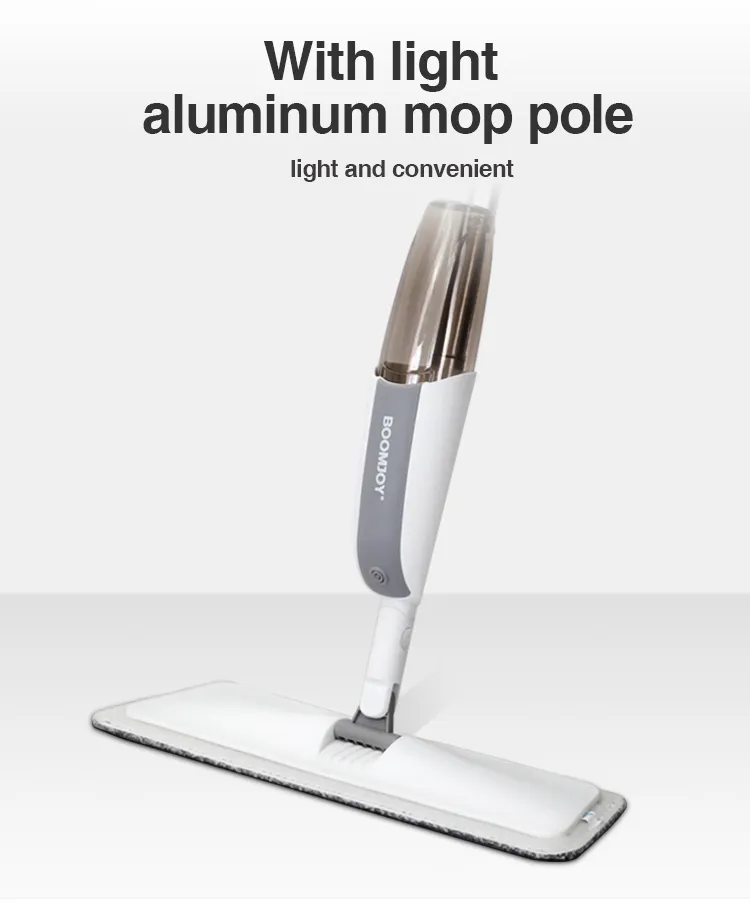 Boomjoy Easy to Dry Spray Mop Lightly Wetness to Clean Flat Mop