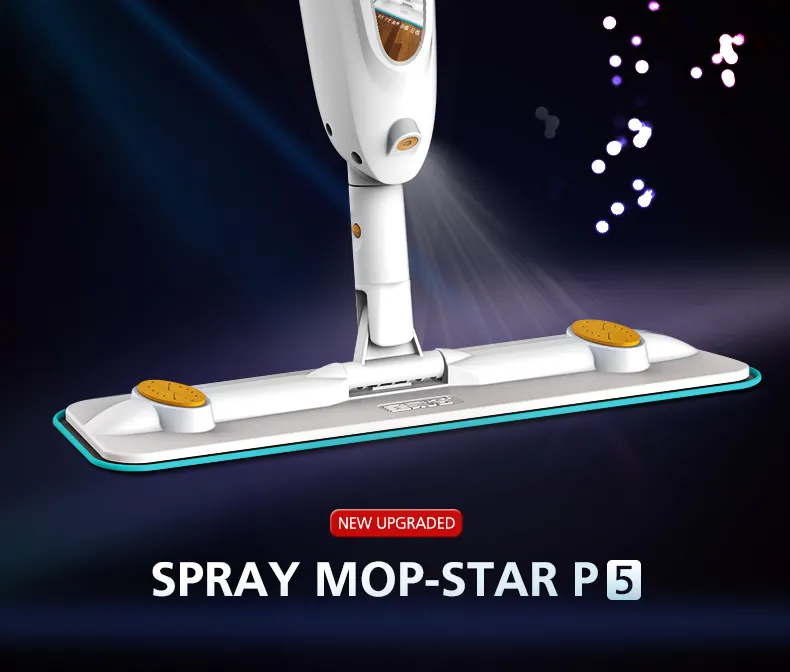 Boomjoy Keep Hand Free Flash Speed Mop Mop Brush Lightly Wetness to Clean Spray Mop