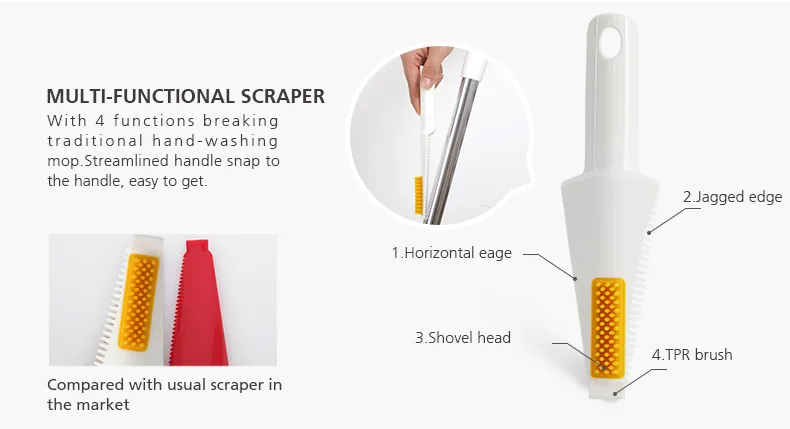 Boomjoy Keep Hand Free Flash Speed Mop Mop Brush Lightly Wetness to Clean Spray Mop