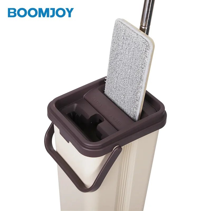 BOOMJOY Mop Squeezer More Easily Hand Free Flat Mop