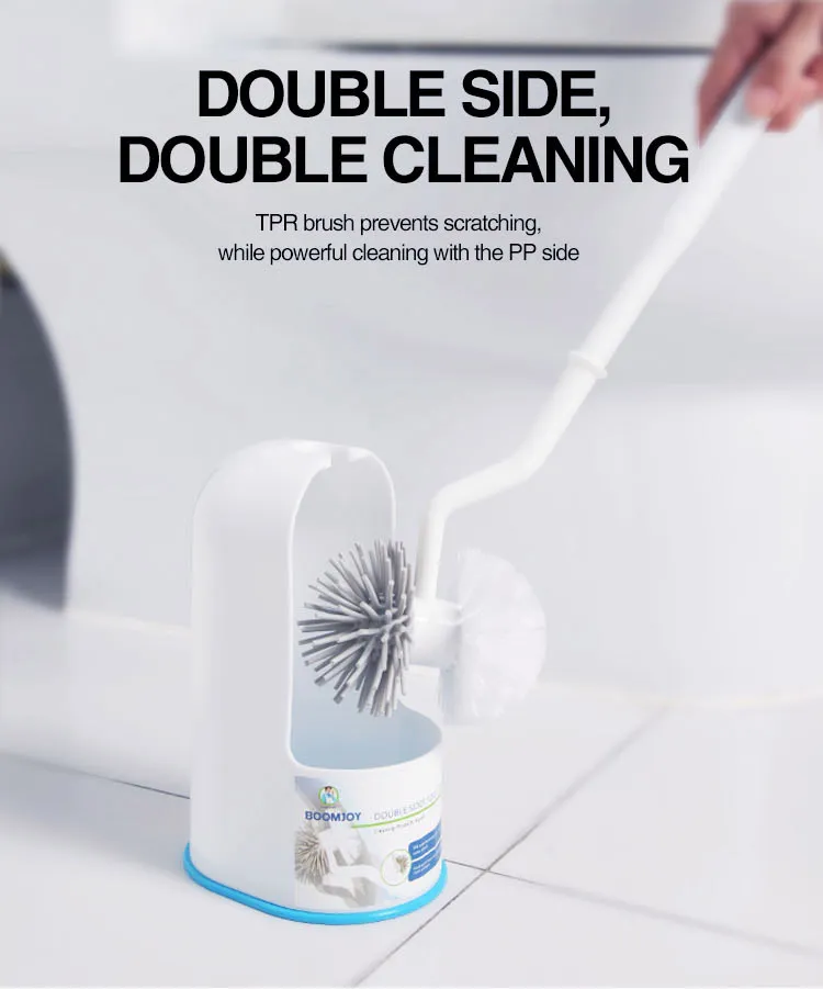 Boomjoy Soft Shower Cleaning Brush Easily Use Toilet Brush Cleaner