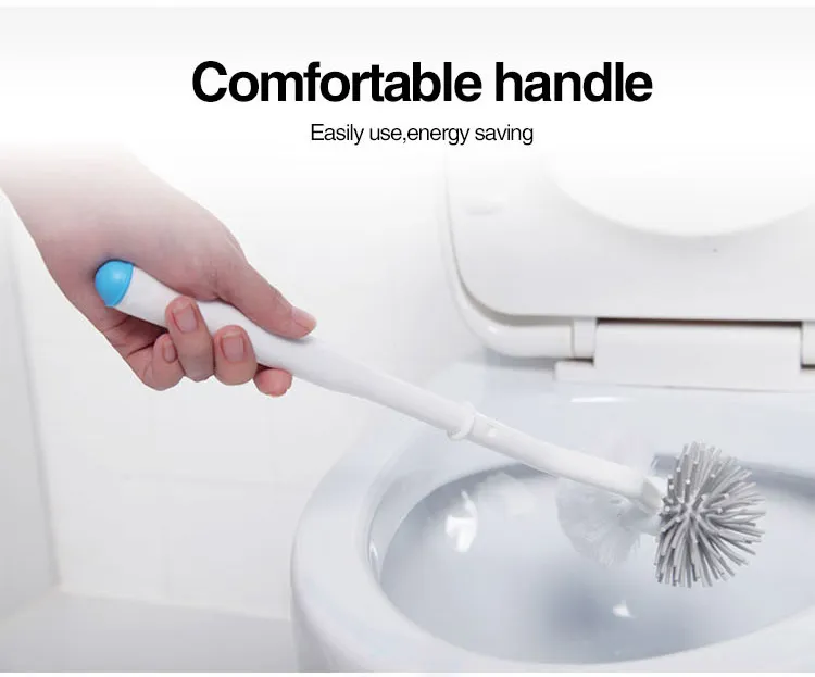 Boomjoy Soft Shower Cleaning Brush Easily Use Toilet Brush Cleaner