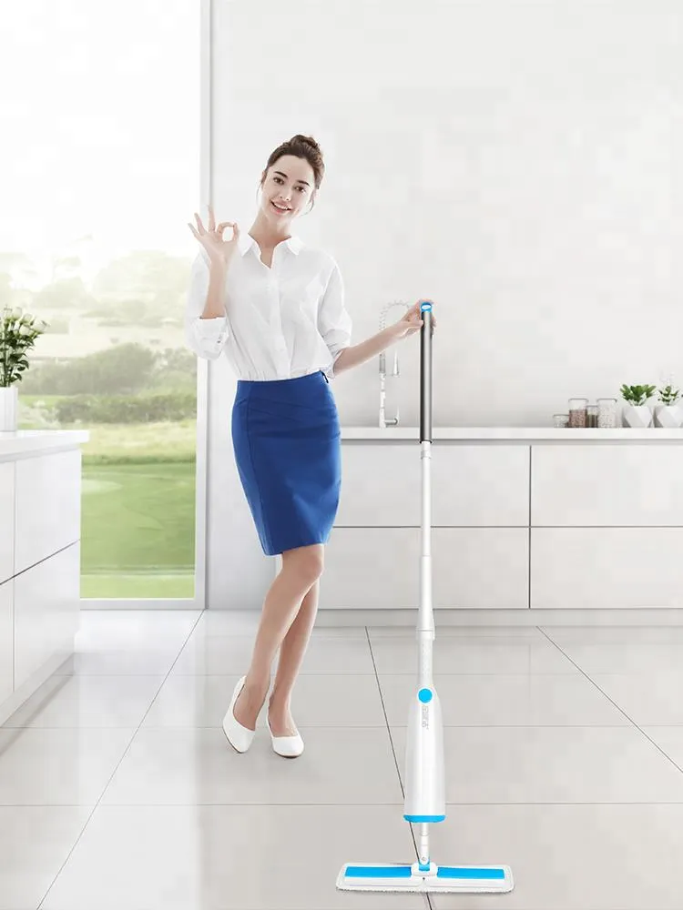 Boomjoy Squeegee Water Easily Spinning Mop Sets Spin Dry Mop