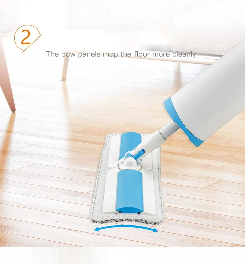 Boomjoy Squeegee Water Easily Spinning Mop Sets Spin Dry Mop
