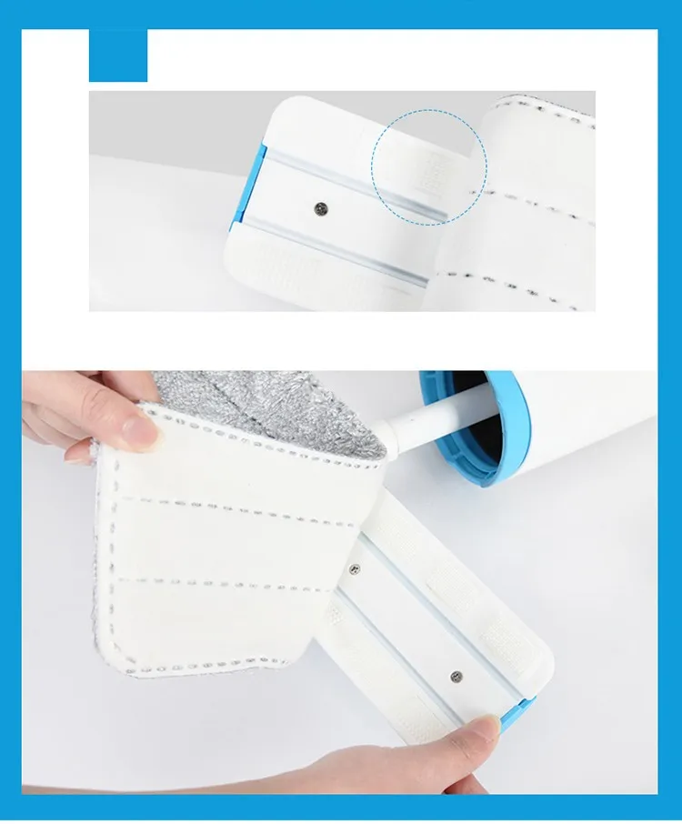 Boomjoy Squeegee Water Easily Spinning Mop Sets Spin Dry Mop