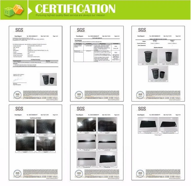 China Top Supplier Indoor Trash Bin, Steel Trash Bin
