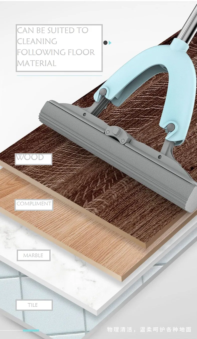 Clever PVA Mop Drying and Cleaning PVA Sponge Mop