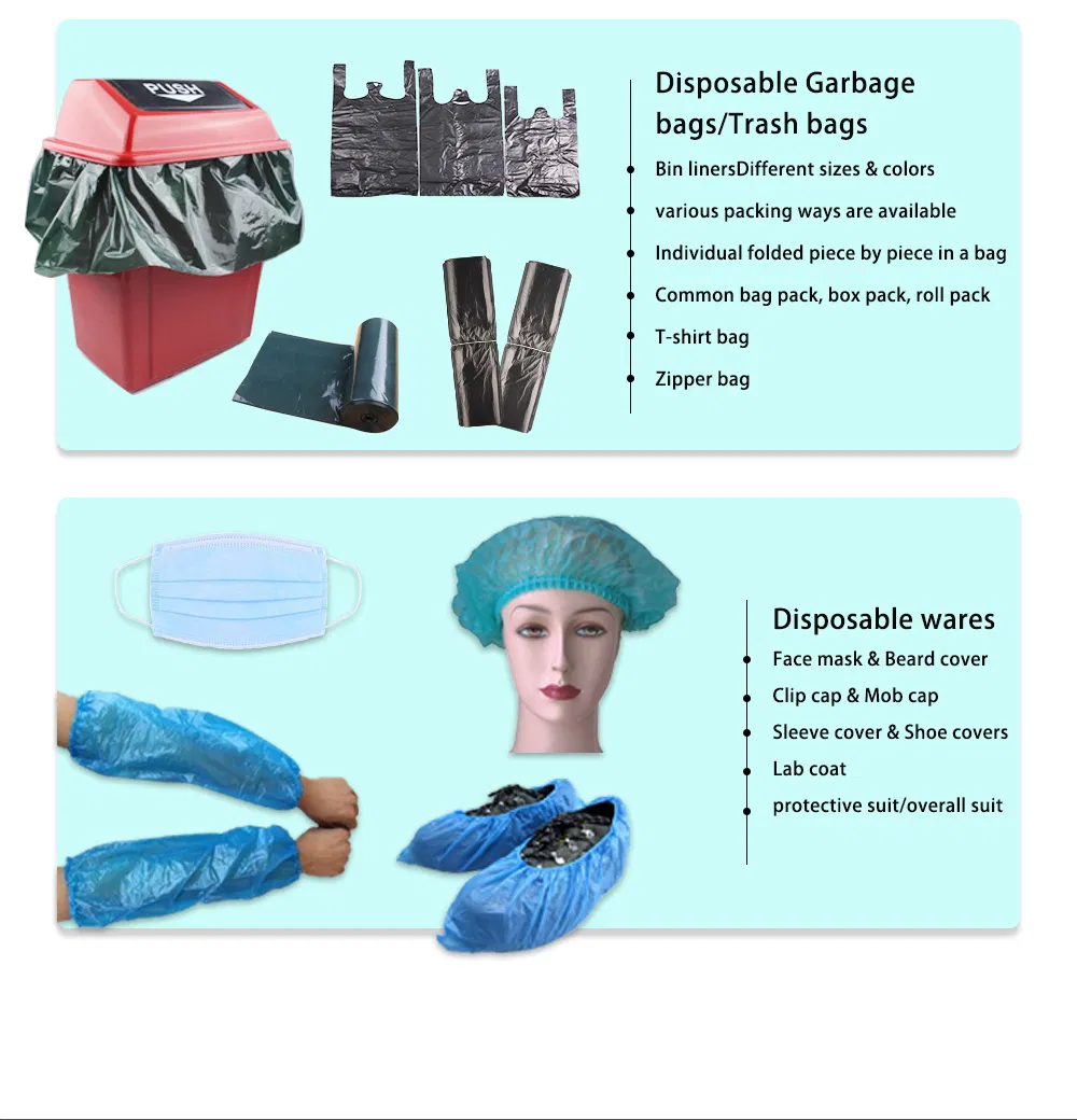 Colored Medical Infectious Waste Bags, Biohazard Garbage Bags