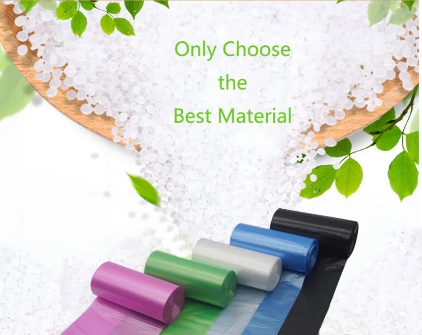 Different Polythene Gallon Small Plastic Carry Bags Trash Can Bin Liners