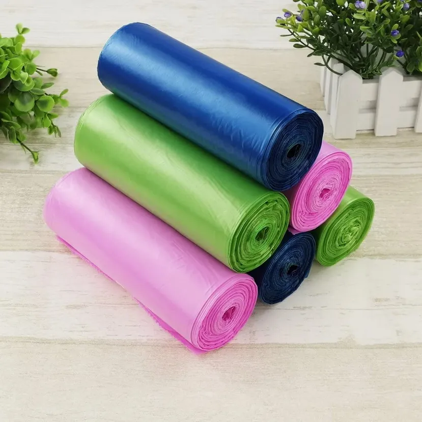 Different Polythene Gallon Small Plastic Carry Bags Trash Can Bin Liners
