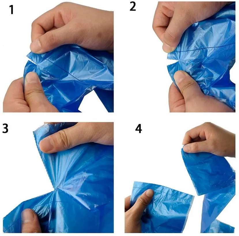 Different Polythene Gallon Small Plastic Carry Bags Trash Can Bin Liners