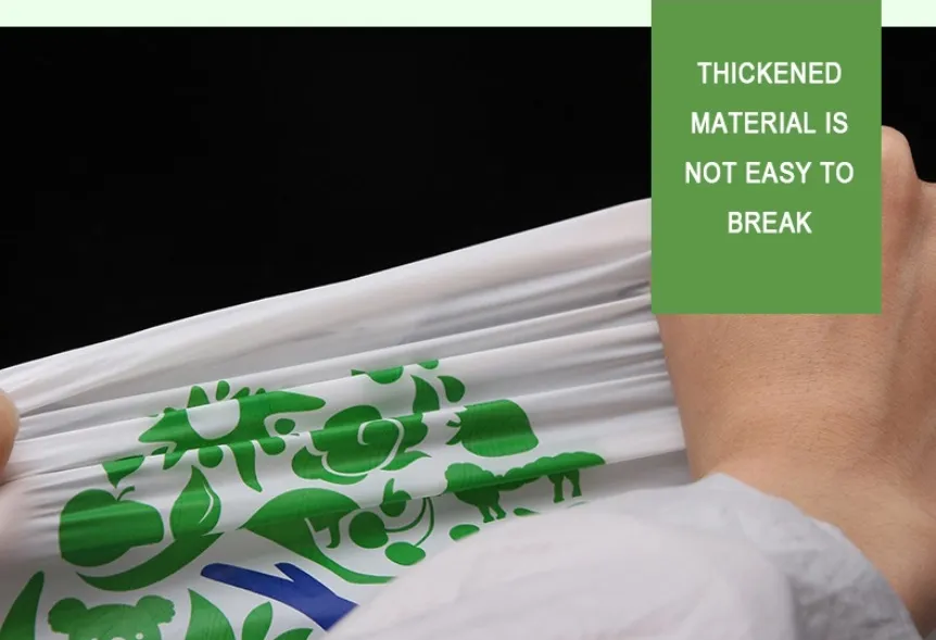 Disposable Plastic HDPE/LDPE T-Shirt Shopping Polythene Bag