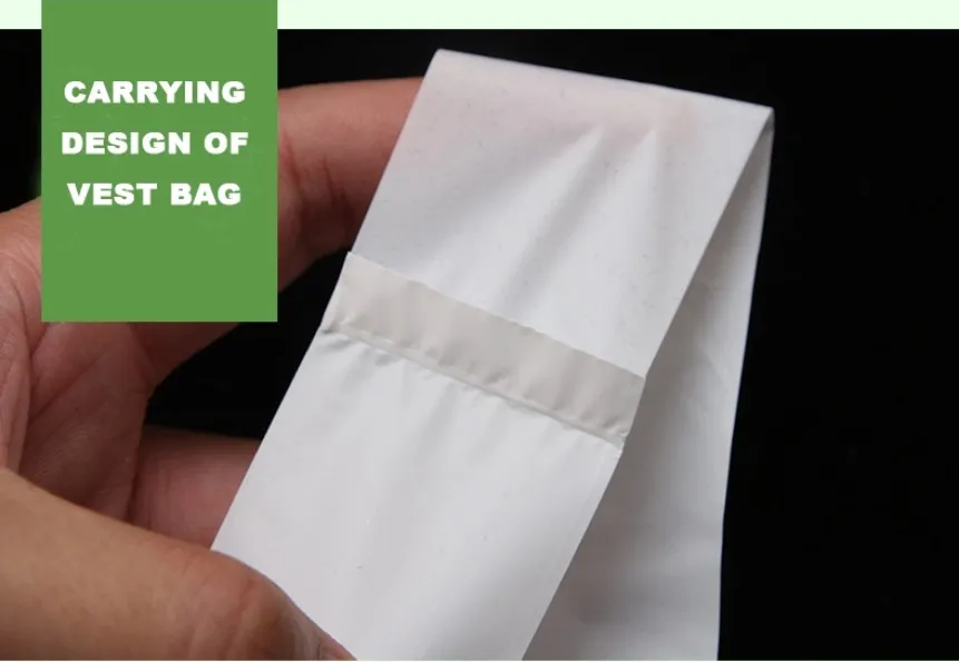 Disposable Plastic HDPE/LDPE T-Shirt Shopping Polythene Bag