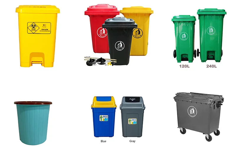 Double Compartment Medical Waste Recyling Bin