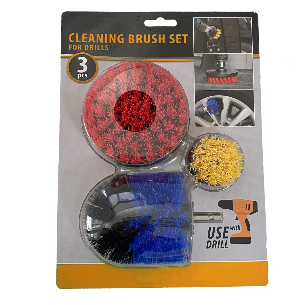 Drill Brush Set Wheel Brush Car Brush Cleaning Brush Car Wash Brush Auto Brush Car Care Products