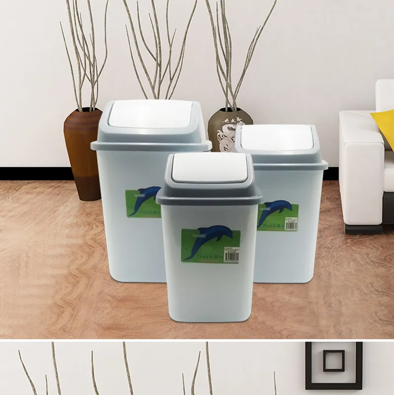 Durable Homeware Plastic Rubbish Bin Plastic Dustbin