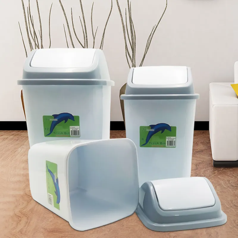 Durable Homeware Plastic Rubbish Bin Plastic Dustbin
