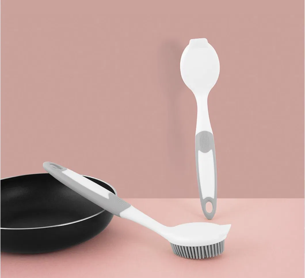 Easy Hanging Dish Pot Pan Scrubbing Flexible Cleaning Brush