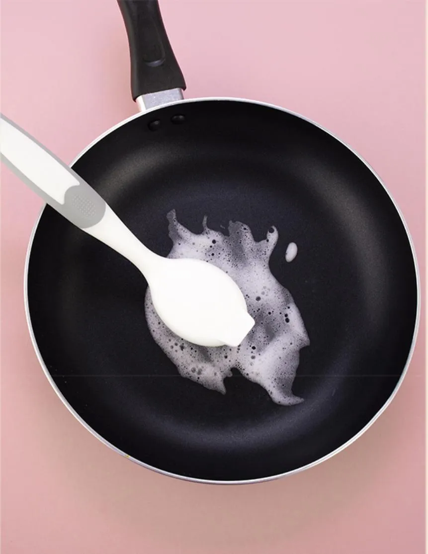 Easy Hanging Dish Pot Pan Scrubbing Flexible Cleaning Brush