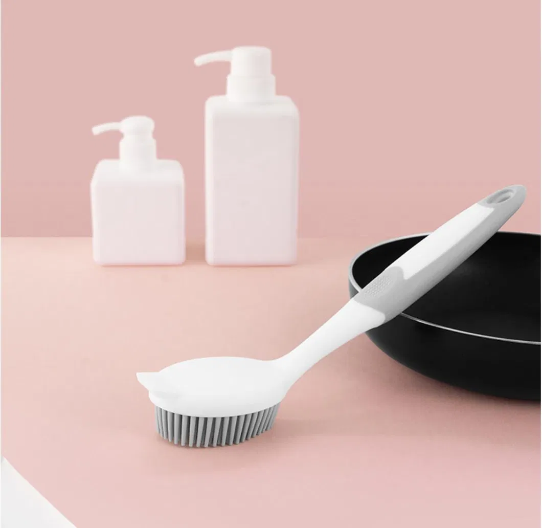 Easy Hanging Dish Pot Pan Scrubbing Flexible Cleaning Brush