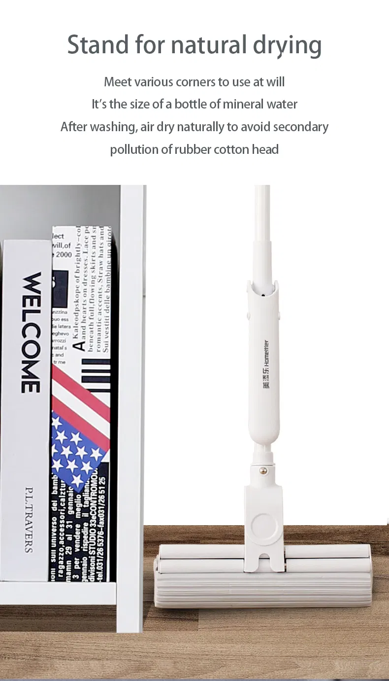 Factory Production Quick Clean PVA Mop 27cm Sponge Double Roller Refill Head Cleaning Product