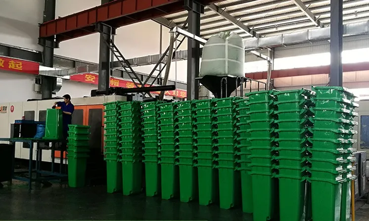 HDPE Plastic Wheeled Dustbin (240L) Poubelle En Plastique Garbage Can