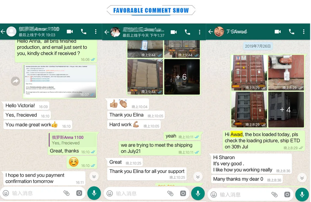 Heavy Duty Color Customize Plastic Wastebin with Wheels