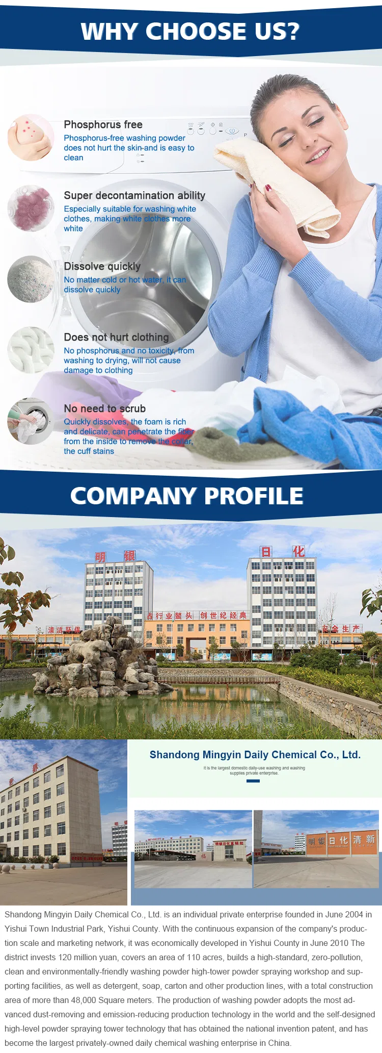 High Foam Good Quality Detergent Powder