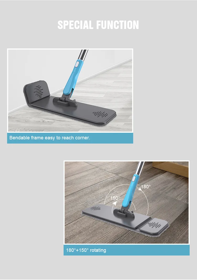 Hot Products Now in The Market New Design Patent Cleaning Product Hand Free Microfiber Flat Squeeze Mop and Bucket