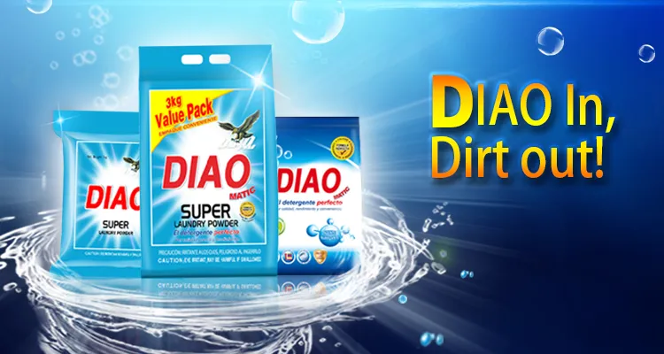 Hot Sale Diao Brand Highly Active Super Non-Phosphorus Laundry Powder