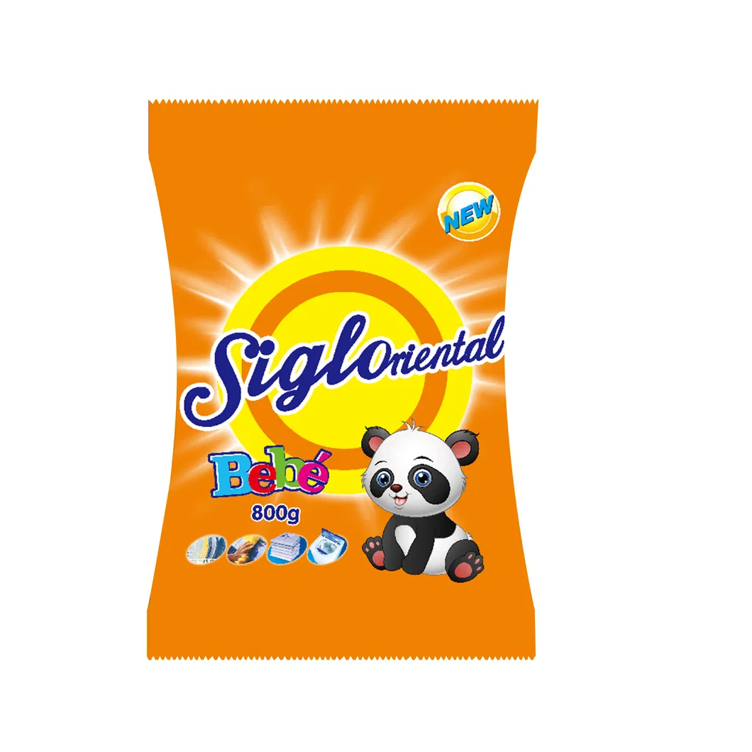 Household Rich Foam Lessive En Poudre and Laundry Washing Powder