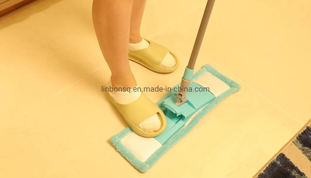 Household Super Microfiber Plastic Cleaning Easy Mop for Floor with 1.2m Extendable Handle Cleaning Tool