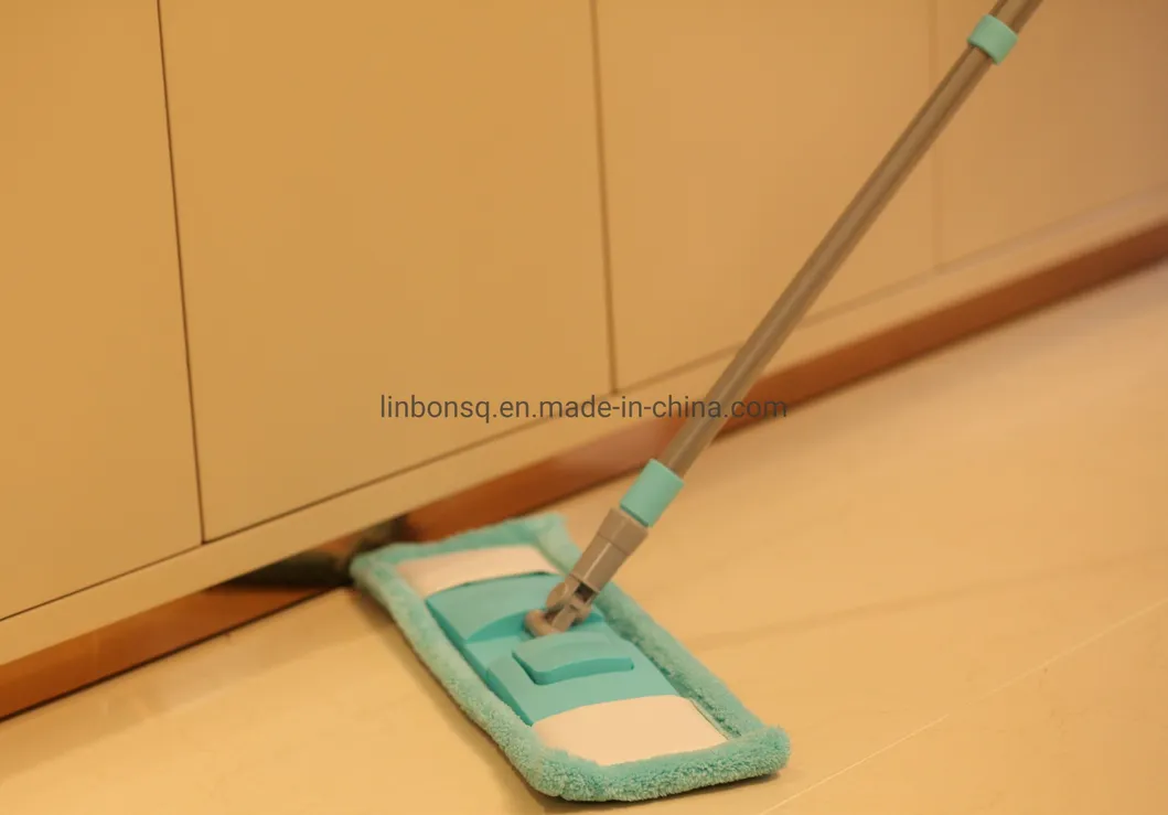 Household Super Microfiber Plastic Cleaning Easy Mop for Floor with 1.2m Extendable Handle Cleaning Tool