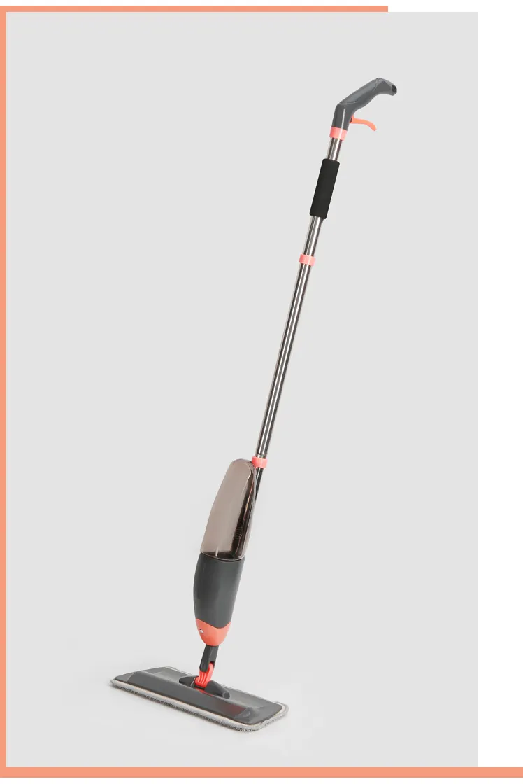 Household Three Parts Pole Clever Floor Cleaning Elf Mop Microfiber Lazy Flat Magic Spray Mop