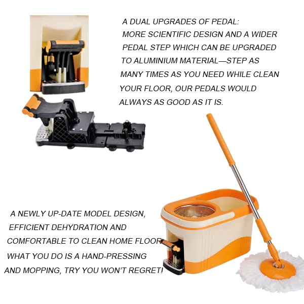 Joyclean Floor Cleaning Magic Twist 360 Easy Spin Mop (JN-302)