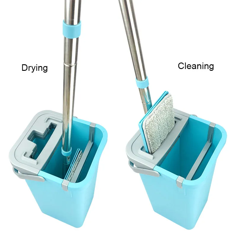 Joyclean New Flat Squeeze Mop with Bucket