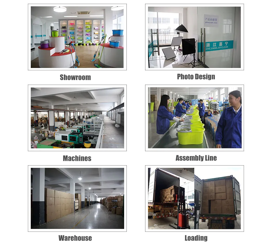 Joyclean New Flat Squeeze Mop with Bucket