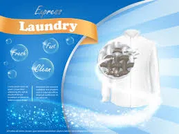 Lemon Perfume Cleaning Laundry Washing Detergent Powder with Color Guard